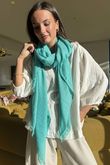  Classic Portobello Scarf Seafoam 